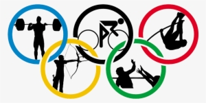 Olympic Logo With Sports - Summer Olympic Games