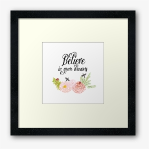 Dragonflies Roses Watercolor Floral Framed Print - Morning With Her Having Coffee
