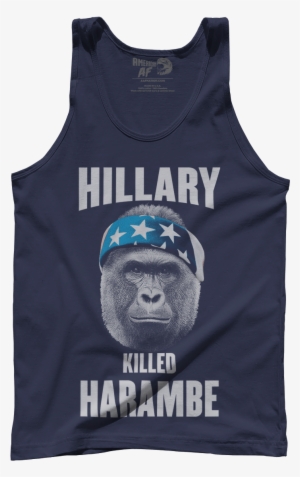 Harambe Hillary Killed Harambe - Hillary Killed Harambe - American Apparel / Black /
