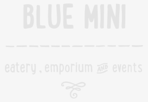 Blue Mini Logo White