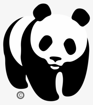 Wwf Logos - Panda Negative Space Logo
