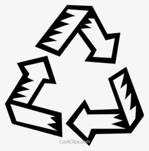 Recycle Symbol Royalty Free Vector Clip Art Illustration - Recycling Symbol