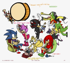 Sonic Team X-mas - Digital Art