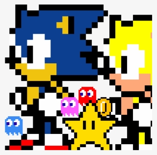 Sonic Team - Sonic Perler Beads Pattern