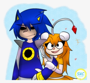 Angery/depressed Boy And His Tiny Optimistic Girlfriend - Human Metal Sonic