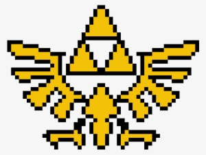 Zelda - Triforce Zelda Pixel Art