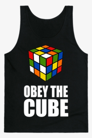 Obey The Cube Tank Top - Find Your Lack Of Pride Disturbing