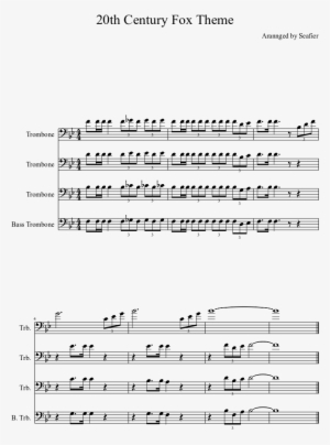 20th Century Fox Theme Sheet Music Composed By Arannged - 21th Century Intro Noten