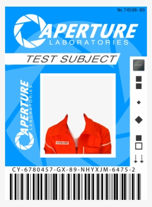 Hey Reddit I Present 'make Your Own Portal 2 Aperture - Aperture Science Test Subject