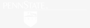 Penn State University Logo Black And White - Twitter White Icon Png