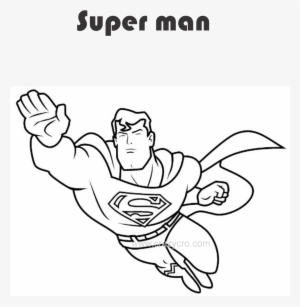 Super Man Coloring Pages - Superheroes Colouring Pages