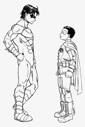 Similar Coloring Pages - Robin Dc Coloring Pages
