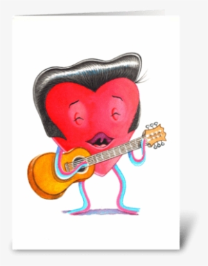 Male Heart Greeting Card - Illustration