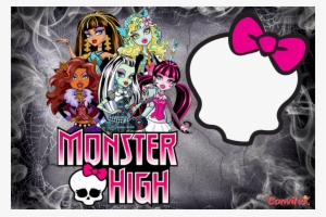 Convite Monster High Png