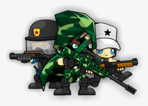 Royalty Free Game Art Characters - Cartoon Shooter Characters