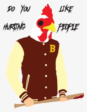 Fan Art Project Of Character Richard From The Video - Hotline Miami Jacket Fanart Png