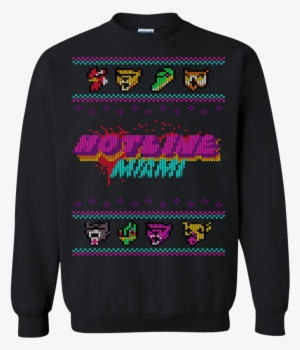 Christmas Sweater Hotline Miami Crewneck Sweatshirt - Hotline Miami Sweater