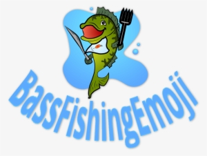 Bass Fishing Emoji - Bass Fishing Menu Art Clips