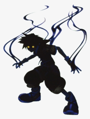 Heartless Drawing Sora Half - Kingdom Hearts 2 Anti Form