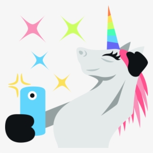 Emoji Inspired Stickers By Emojione™ Messages Sticker-6 - Unicorn Life Emoji Transparent