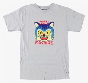 Toy Machine Angry Cat T-shirt Silver