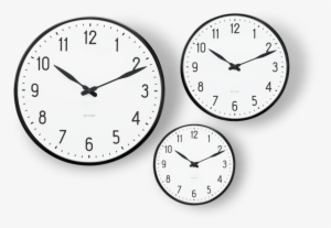 Arne Jacobsen Aj Station Wall Clock, 29 Cm