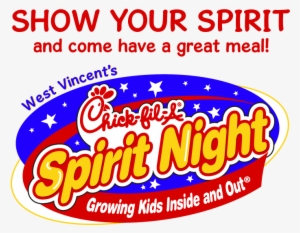 Come To West Vincent Elementary's Chick Fil A Spirit - Chick Fil A School Spirit Night