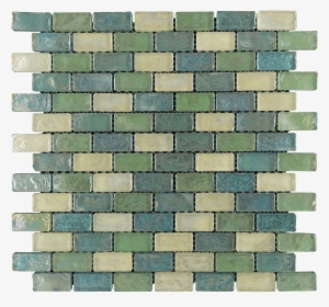 Hammered Aqua Brick Mosaic X Tiles From - Brick