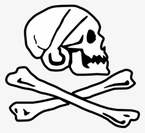 Jollyroger-transparent - Henry Every's Pirate Rectangle Magnet