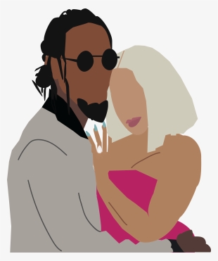 Hip-hop's Favorite Couple - Cardi B And Offset Art