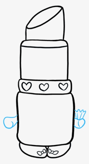 How To Draw Lippy Lips From Shopkins - Shopkins Drawing Easy