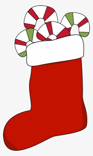 Image Transparent Stock Filled With Candy Canes Clip - Stocking With Candy Canes