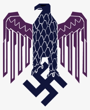 Swastika Nazi - White Supremacy Bird Tattoo