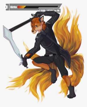 Commission - Anthro Kirito - Kirito