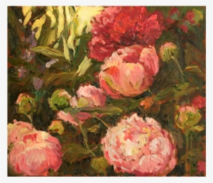 Pink And Red Peonies - Alt Attribute
