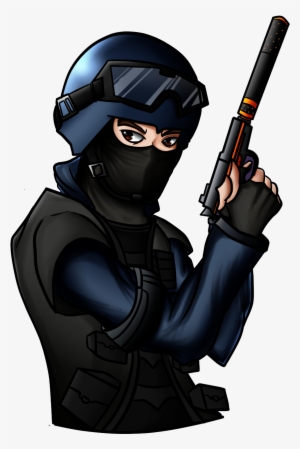 Png Freeuse Collection Of Terrorist Drawing High Quality - Cs Go Anti Terrorist
