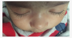 Eyelashes Of A 2 Month Old Baby Boy - Close-up