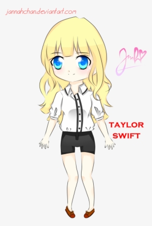 Taylor Swift By Jannahchan-d5qpmhr - Taylor Swift Chibi Drawing