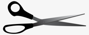 Scissors Black And White Clipart - Scissors Png