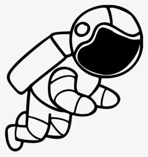 Free Download Astronaut Outer Space Line Art Suit Free - Space Suit Clipart