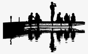 This Free Icons Png Design Of Friends At The Lake Silhouette