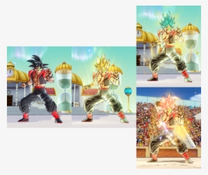 Xv2 Goku's Transformable Hair For Male Humans/saiyans - Dbxv2 Mods Hair Goku