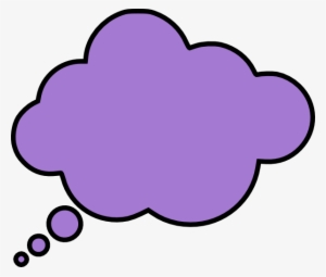 Thinking - Colorful Thought Bubble Png