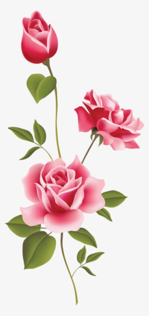 Pink Roses Clip Art Pink Rose Png, Pink Roses, Rose - Rose Flowers Clip Art