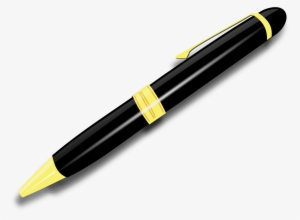 Black Pen Png Transparent - Clip Art Pen Png