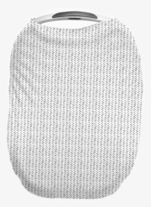 Watercolor Herringbone Grey - Garment Bag
