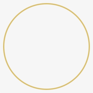 Gold-circle - Yellow Circle Line Png