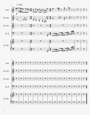 Lg-6262438 Sheet Music 2 Of 2 Pages - Continued Meme Guitar Notes