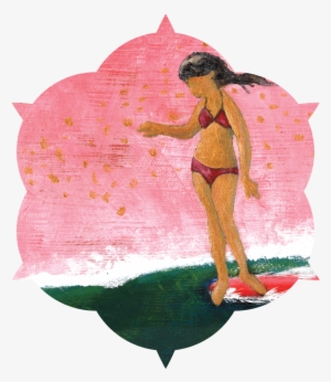 Women's International Surfing Month - Illustration