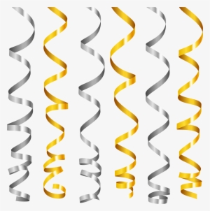 Gold Ribbons Clipart - Gold Ribbon Png File